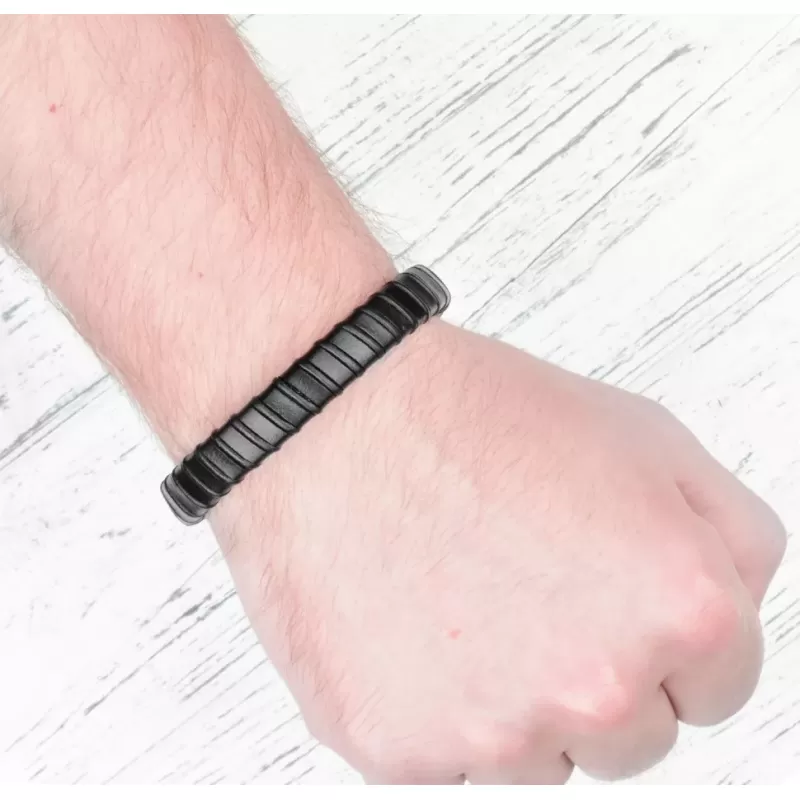 Кожаный браслет мужской Everiot BC-MJ-1639 классический