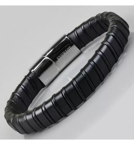 Кожаный браслет мужской Everiot BC-MJ-1639 классический