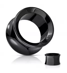 Черные тоннели 2 шт. из акрила для пирсинга мочки ушей PiercedFish PAH, светящиеся в ультрафиолете