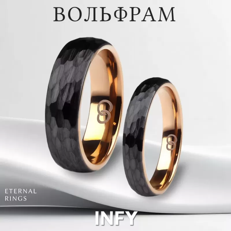 Кольцо из карбида вольфрама INFY RTG-0065-KRD