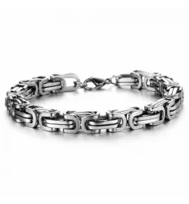 Мужской браслет-цепь из стали Everiot SB-MJ-1111 византийского плетения
