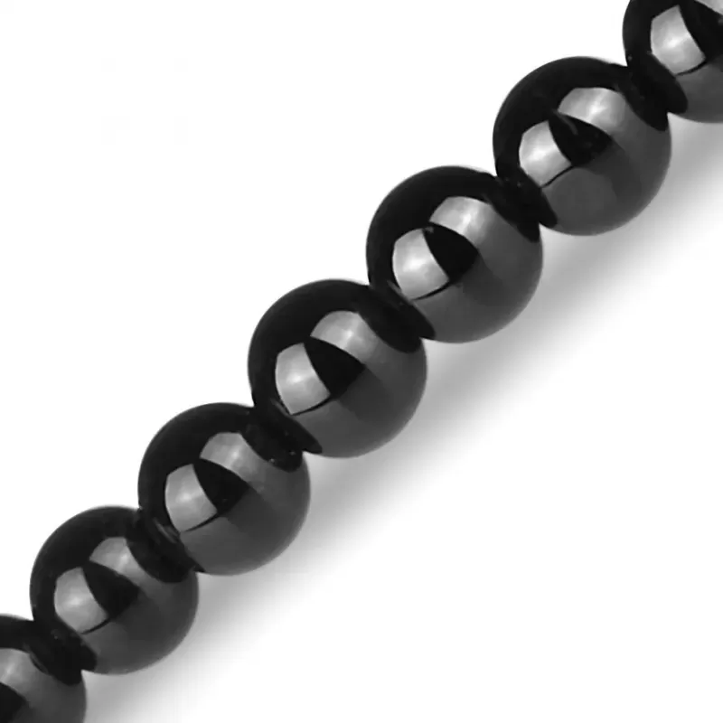 Браслет ручной работы на резинке Everiot Select LNS-2033 из яшмы, оникса, лавы и агата