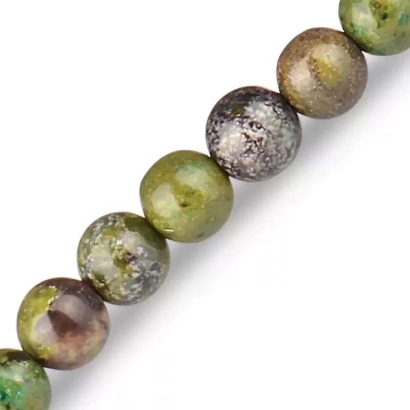 Браслет ручной работы на резинке Everiot Select LNS-2033 из яшмы, оникса, лавы и агата