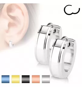 Небольшие серьги кольца TATIC SE2041 стальные