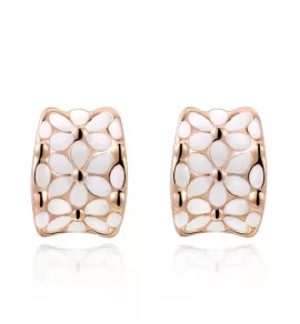 Серьги ROZI RR-09325B с цветочным принтом