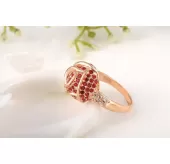 Кольцо ROZI RG-04380B с красными кристаллами