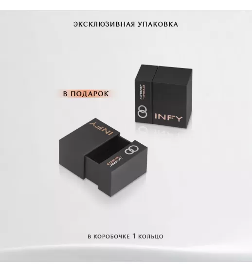 Черное кольцо из вольфрама INFY RTG-0003