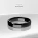 Черное кольцо из вольфрама INFY RTG-0003