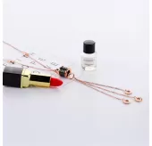 Колье из цепочек Everiot SN-XP-2053 из стали с подвесками