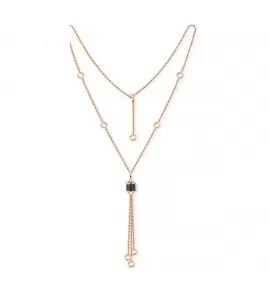 Колье из цепочек Everiot SN-XP-2053 из стали с подвесками