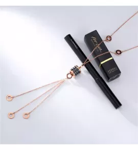 Колье из цепочек Everiot SN-XP-2053 из стали с подвесками