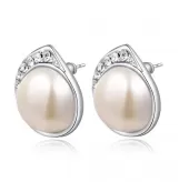 Серьги ROZI RR-02290 с крупной жемчужиной