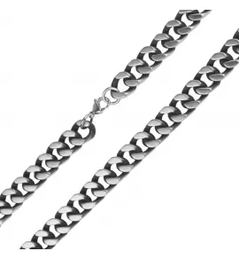 Массивная мужская цепь из стали Everiot SN-ZS-2862 панцирного плетения
