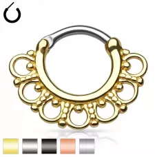Кольцо кликер PiercedFish --SEP2-73 серьга для пирсинга септума, хряща уха