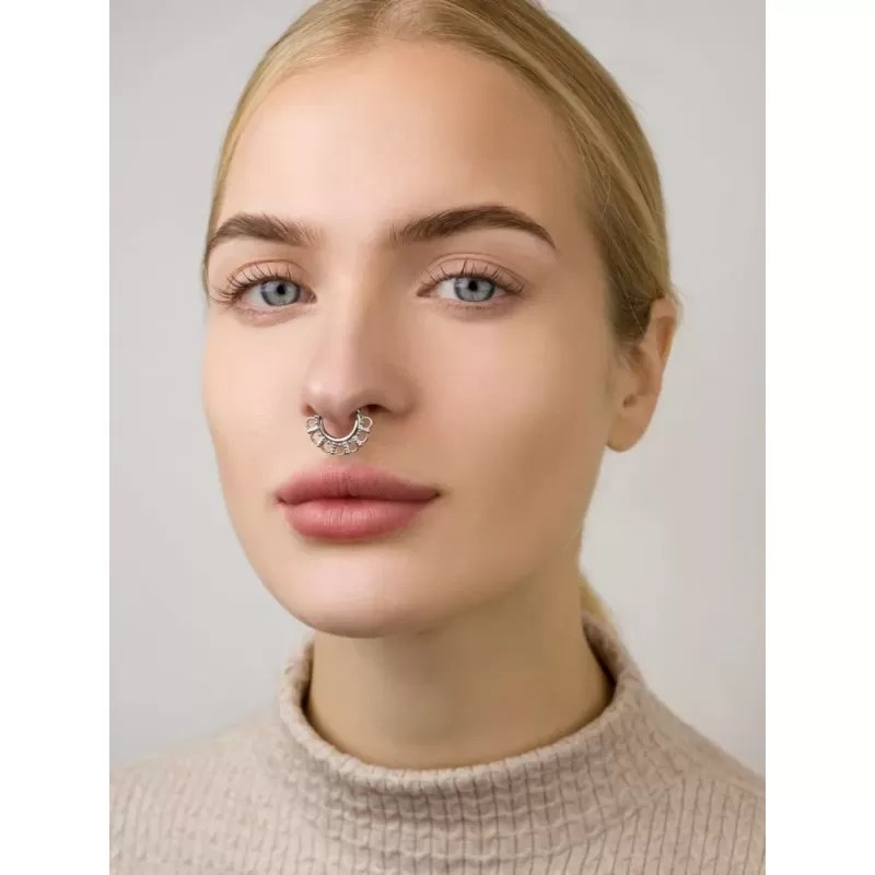 Кольцо кликер PiercedFish --SEP2-73 серьга для пирсинга септума, хряща уха