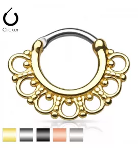 Кольцо кликер PiercedFish --SEP2-73 серьга для пирсинга септума, хряща уха