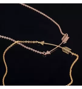 Колье из цепочки с подвеской в форме стрелі Everiot SN-XP-1204 из стали