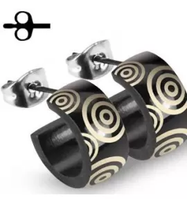 Серьги-полукольца из стали TATIC SE2112