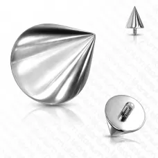 Пара сменных титановых шипа с внешней резьбой Pirslab QBTY02P накрутки для пирсинг-штанг, лабретов