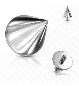 Пара сменных титановых шипа с внешней резьбой Pirslab QBTY02P накрутки для пирсинг-штанг, лабретов