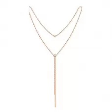 Колье из цепочек Everiot SN-XP-2054 из стали с подвесками