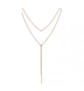 Колье из цепочек Everiot SN-XP-2054 из стали с подвесками