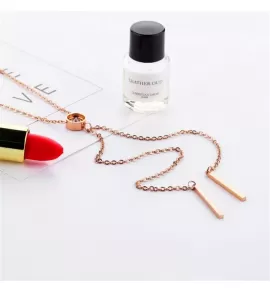 Колье из цепочек Everiot SN-XP-2054 из стали с подвесками