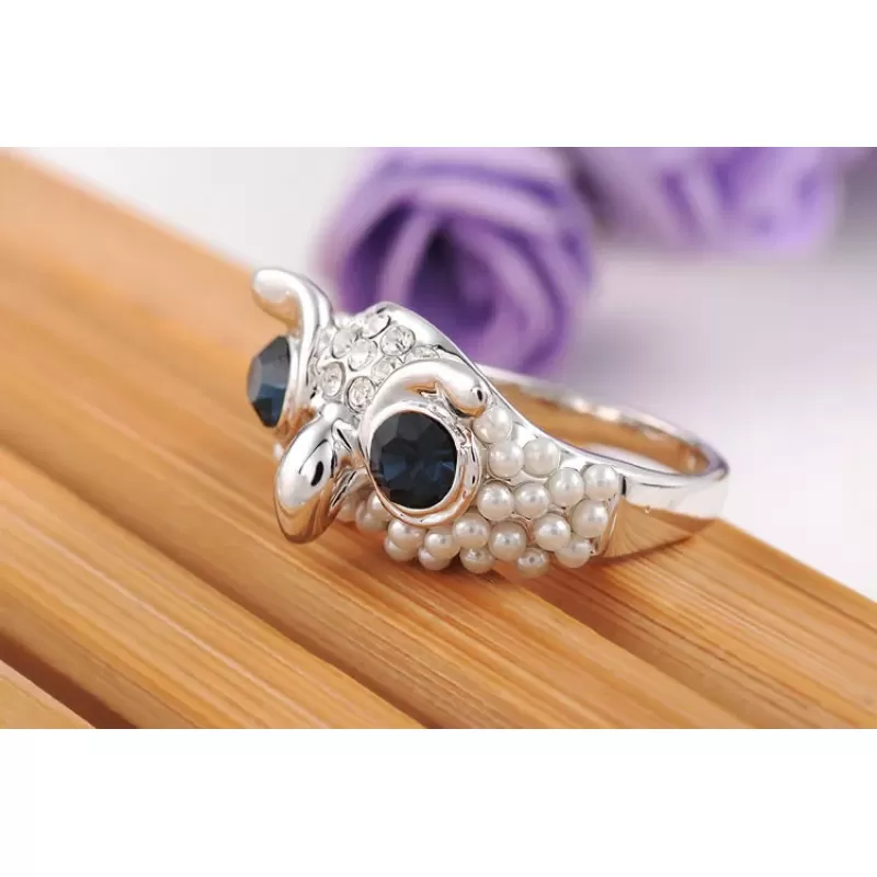 Кольцо ROZI RG-02310A в форме совы