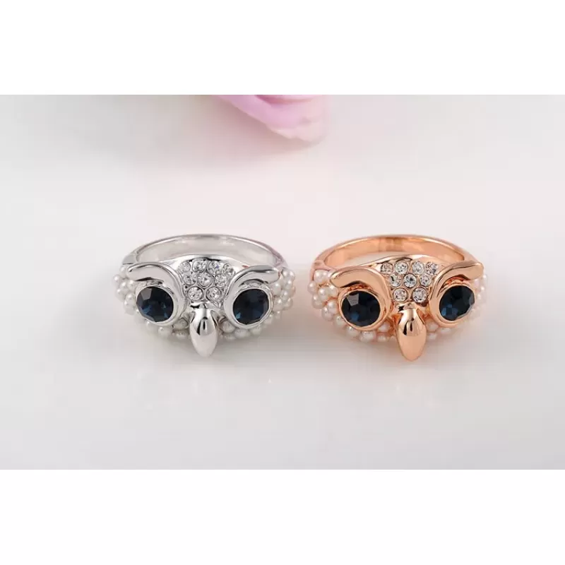 Кольцо ROZI RG-02310A в форме совы