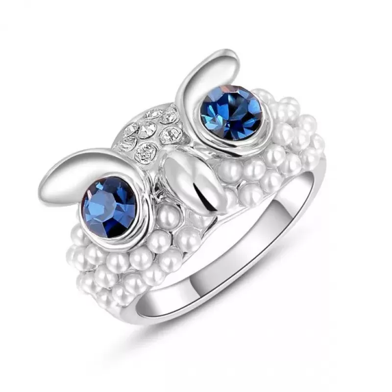 Кольцо ROZI RG-02310A в форме совы