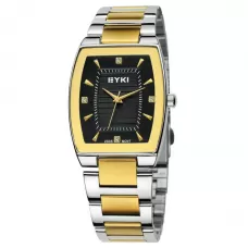 Мужские часы EYKI серии E TIMES ET8178-F с черным циферблатом и фианитами