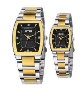 Мужские часы EYKI серии E TIMES ET8178-F с черным циферблатом и фианитами