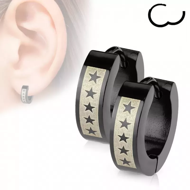 Серьги-кольца из стали TATIC SSE-013