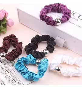 Резинка для волос DS-74763 с металлическим шариком