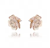 Серьги ROZI RR-13450 бутоны роз с кристаллами