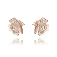 Серьги ROZI RR-13450 бутоны роз с кристаллами