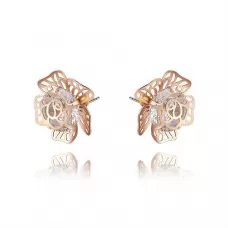 Серьги ROZI RR-13450 бутоны роз с кристаллами