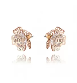 Серьги ROZI RR-13450 бутоны роз с кристаллами