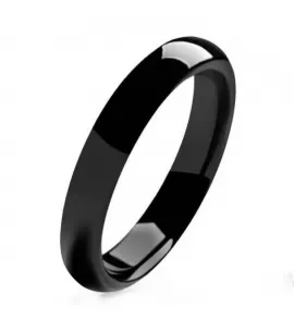 Кольцо из стали TATIC RSS-0003 классическое черное