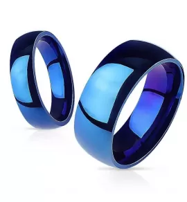 Кольцо из стали TATIC RSS-0004 классическое синее