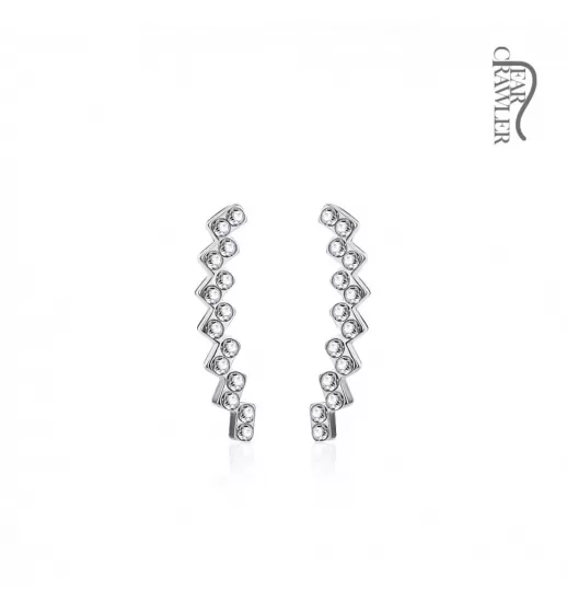 Серьги-зажимы TATIC EL-05 с фианитами