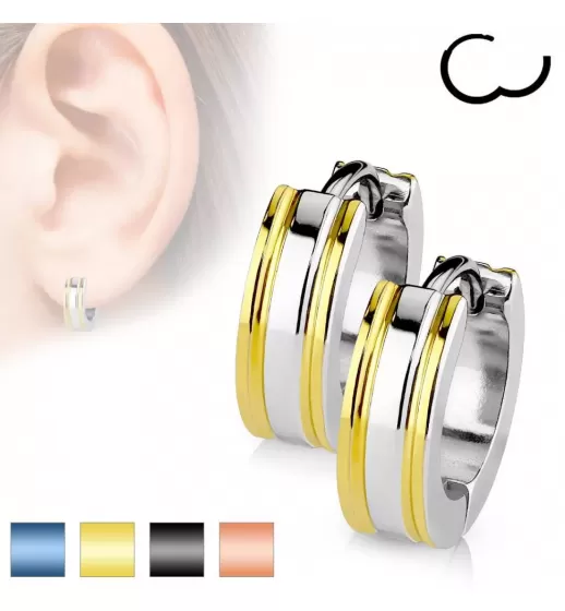 Серьги-кольца из стали TATIC SSE-017
