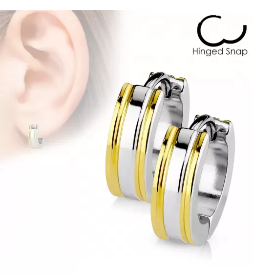 Серьги-кольца из стали TATIC SSE-017