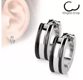 Серьги-кольца из стали TATIC SSE-017
