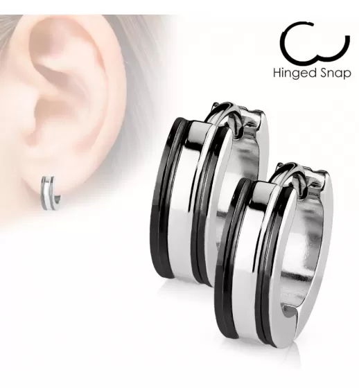 Серьги-кольца из стали TATIC SSE-017