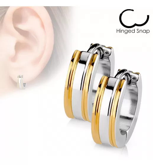 Серьги-кольца из стали TATIC SSE-017