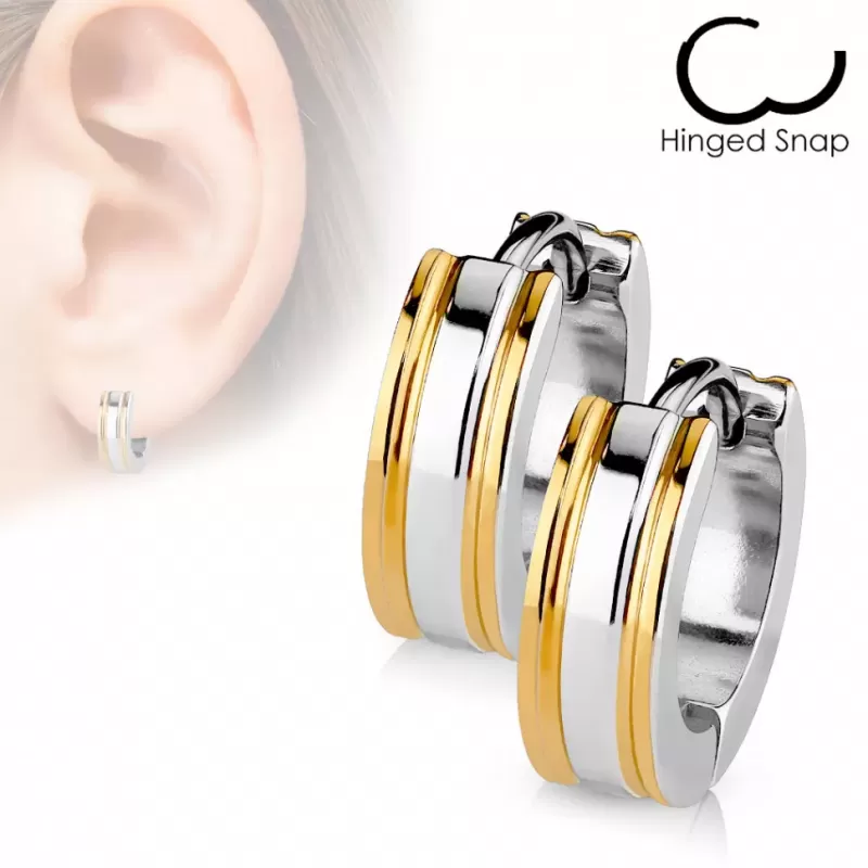 Серьги-кольца из стали TATIC SSE-017