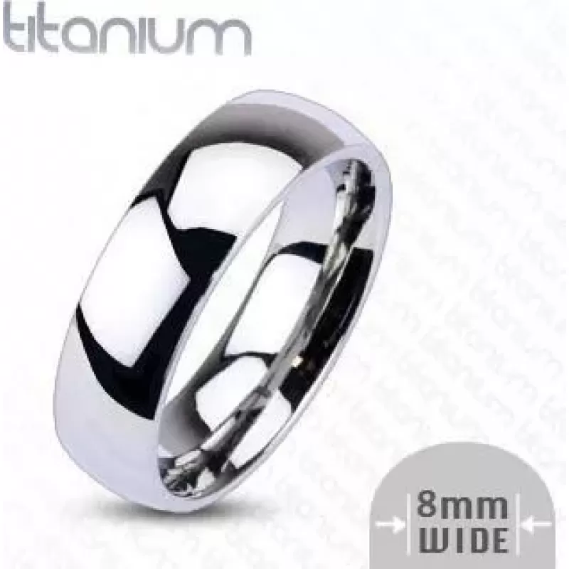 Кольцо из титана Spikes R-TM-1002 обручальное