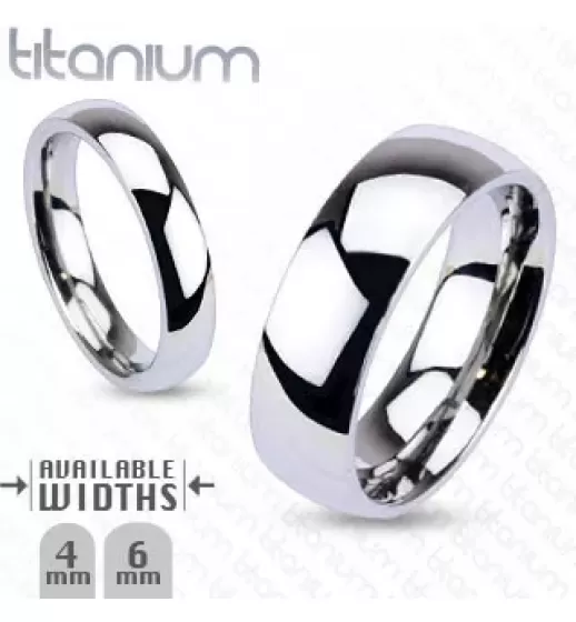 Кольцо из титана Spikes R-TM-1002 обручальное