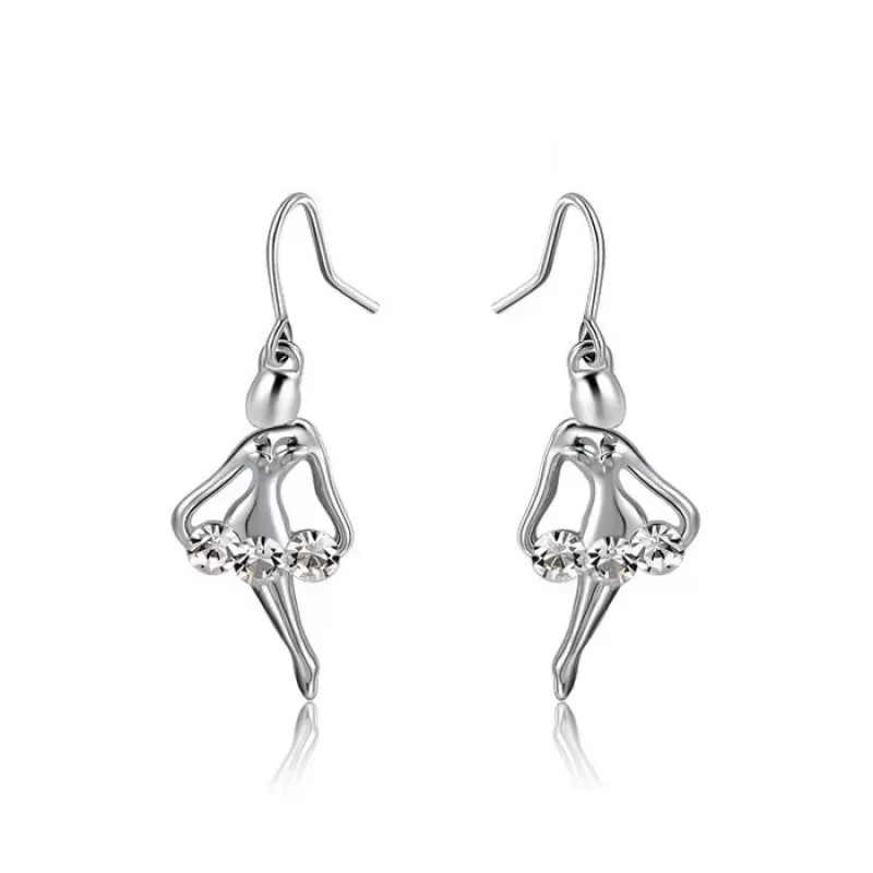 Серьги ROZI RR-35195 силуэты танцовщиц